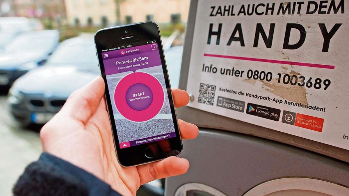 Hof/Landkreis: Parkgebühren per Handy-App bezahlen