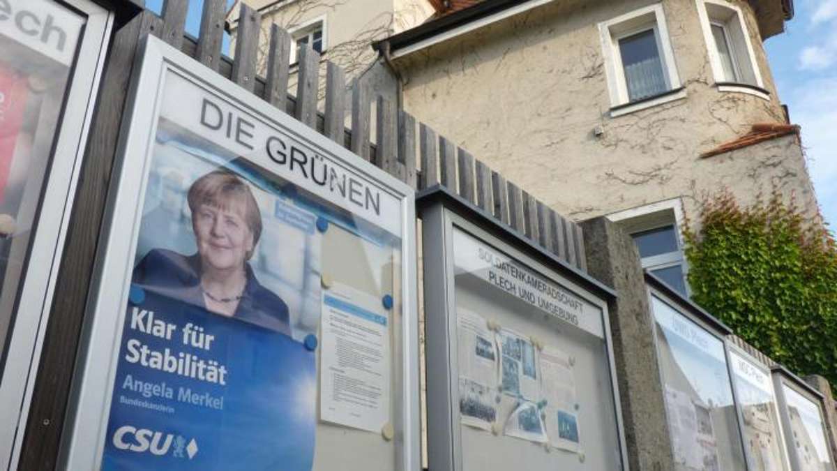 Länderspiegel: Angela Merkel im Schaukasten der Grünen