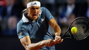 ATP-Turnier in Rom: Tennis-Olympiasieger Zverev erreicht Viertelfinale in Rom