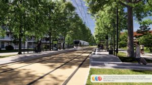 Nürnberger Verkehrsgesellschaft wirbt für Drei-Städte-Tram