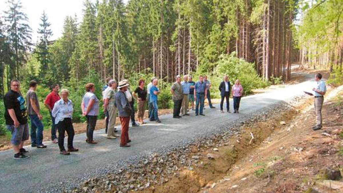Kulmbach: 21,8 Hektar Wald erschlossen