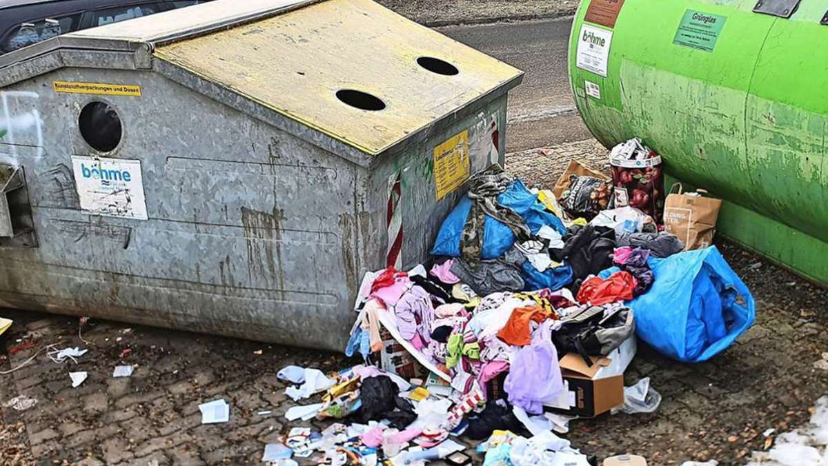 Gegen Müllsünder: Kameras für Wertstoffinseln erst ab Sommer