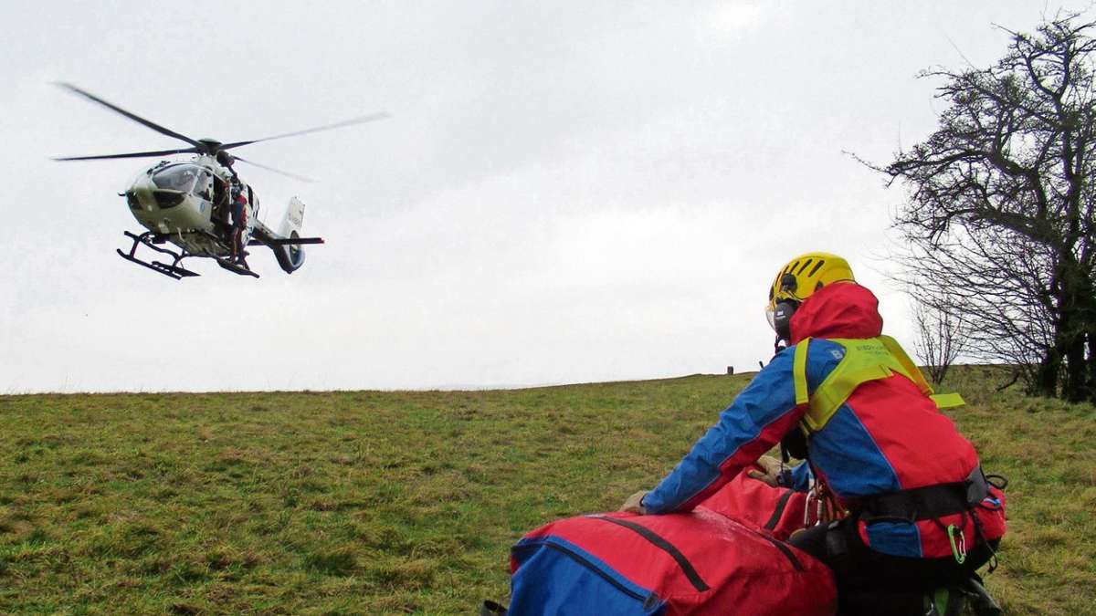 Luftrettung notwendig: Wanderin stürzt schwer am Walberla