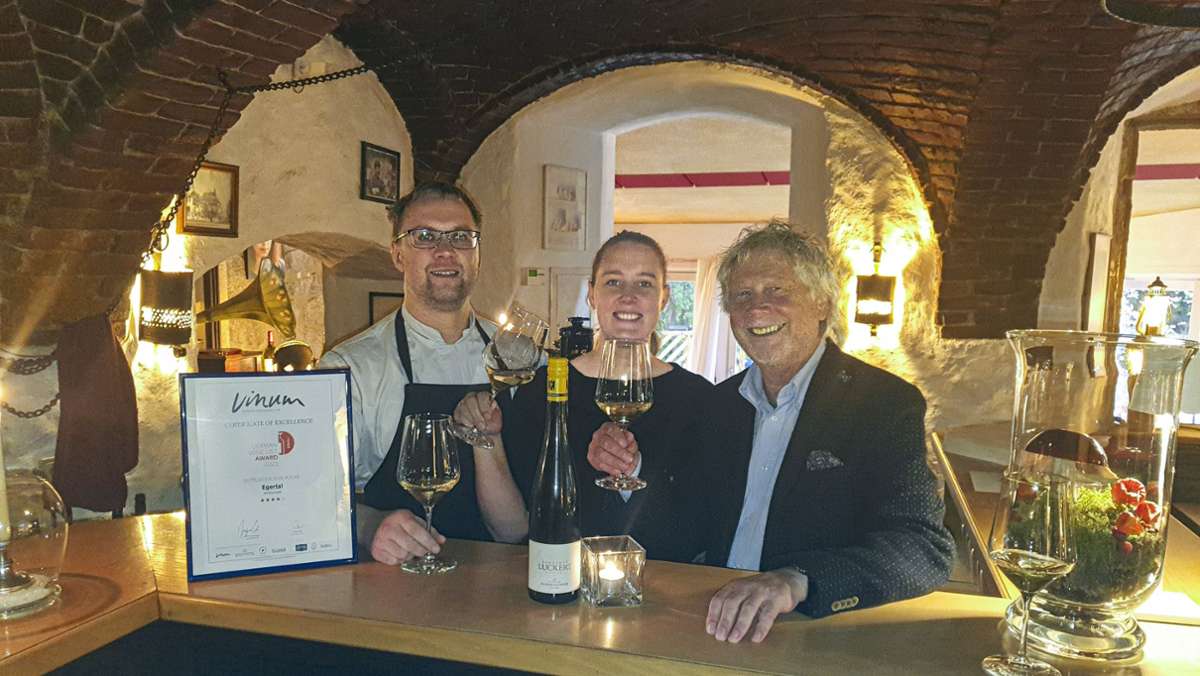 Auszeichnung im Doppelpack: Egertal hat eine der besten Weinkarten Deutschlands