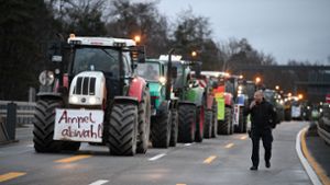 Frankfurt: Bauern protestieren am Flughafen