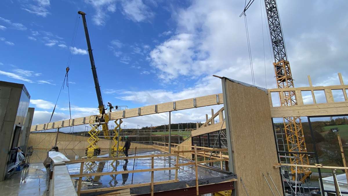 Mödlareuth: Neubau nimmt Gestalt an