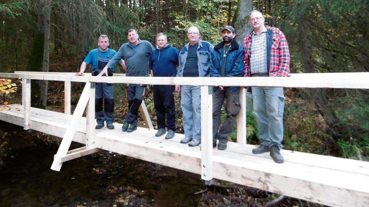 Grafengehaig: Brücke an der Hübnersmühle erneuert