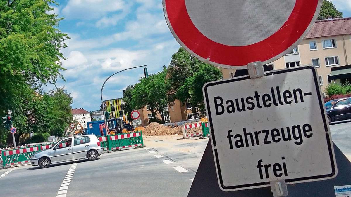 Hof: Neue Probleme beim Bau der Jahnstraße
