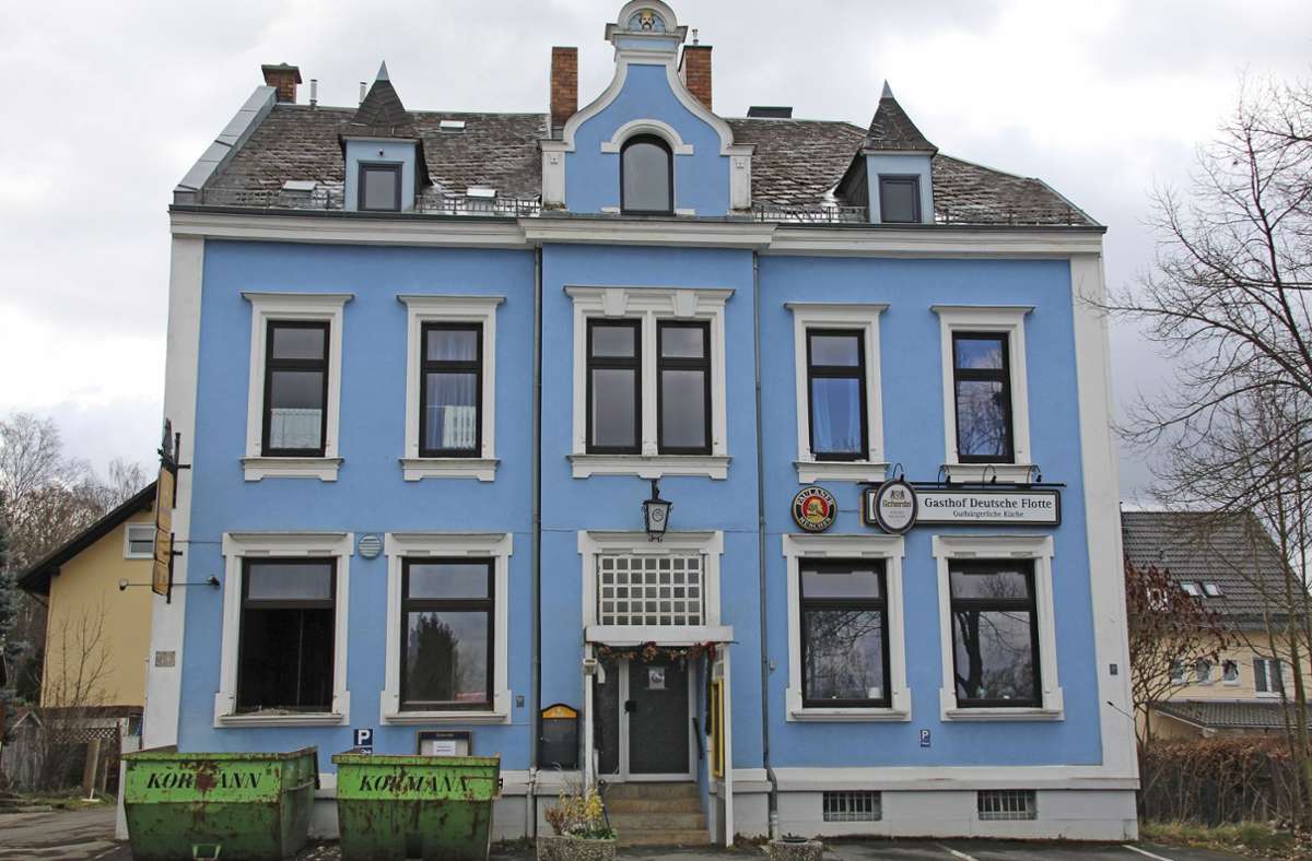 Der ehemalige Gasthof „Deutsche Flotte“  in der Plauener Straße. Foto: J.S.