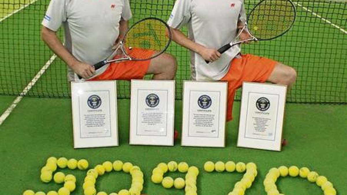 Regionalsport: Tennis-Asse stolz auf Weltrekorde