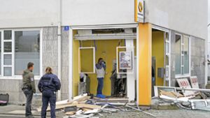Geldautomat in Wiesau gesprengt