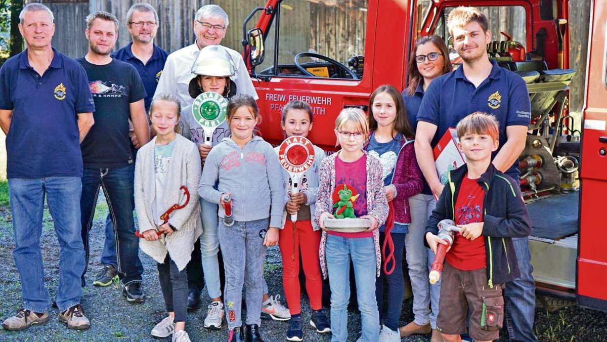 Marktredwitz-Pfaffenreuth: Die Fire-Kids auf Grisus Spuren