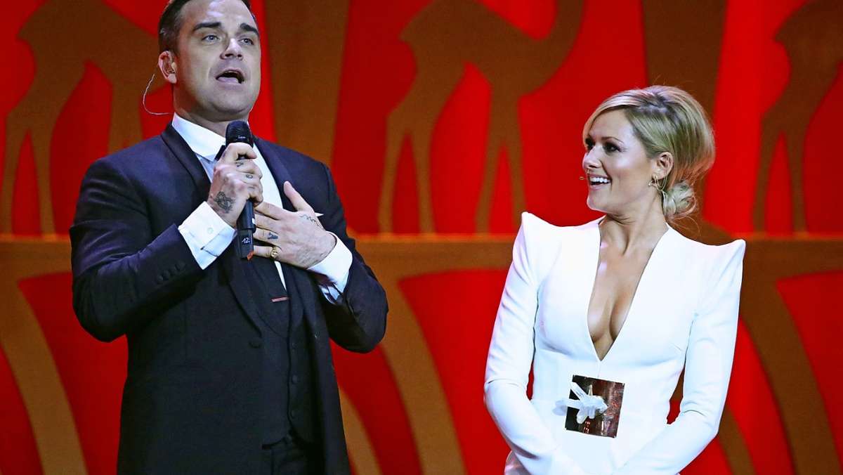 München: Robbie Williams hofft auf Duett mit Helene Fischer