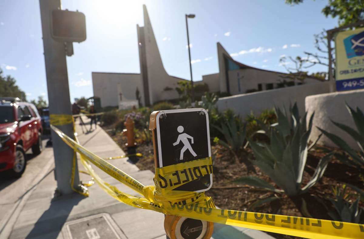 In dieser Kirche in Laguna Woods ereignete sich der Angriff. Foto: AFP/MARIO TAMA