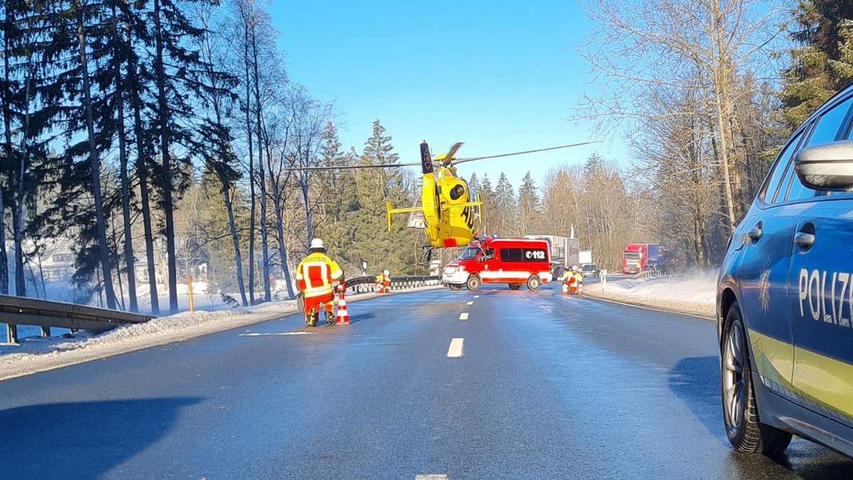 Unfall bei Karches.