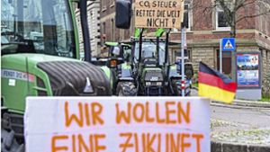 Landwirte demonstrieren in Wunsiedel