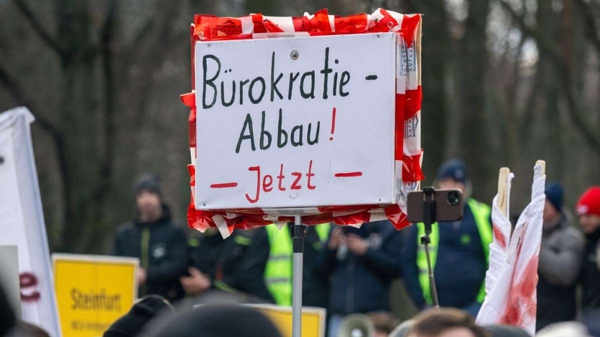 Paragraphenbremse: Bürokratieabbau in Bayern stockt