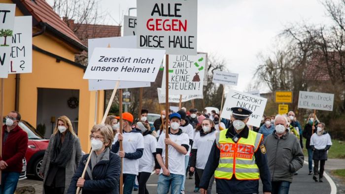 Protest gegen Lidl-Pläne: „Juraschützer“ kontra Logistikzentrum