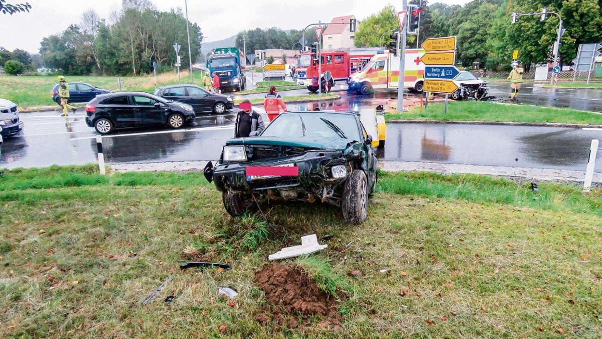 Kulmbach: Erneuter Unfall an der Wirsberger Kreuzung