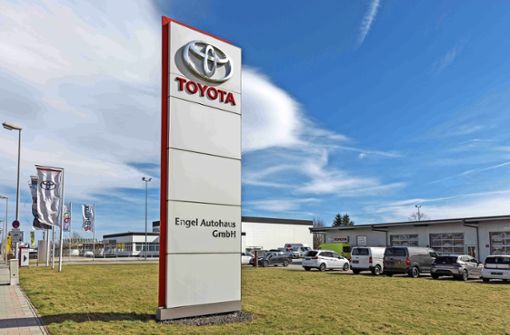 Am Toyota-Standort in Hof werden auch in Zukunft Autos der japanischen Marke vertrieben, aber von Motor-Nützel und nicht mehr vom Autohaus Engel.  Foto: Thomas Neumann