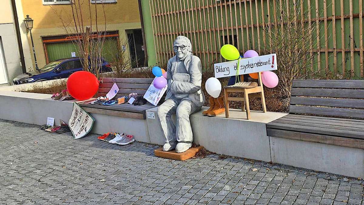 In Arzberg: Protest soll Kindern eine Stimme geben