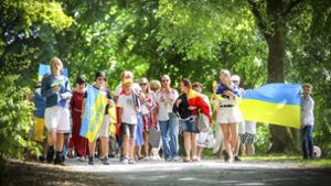 Ukrainer in Hof: Gehen statt Feiern