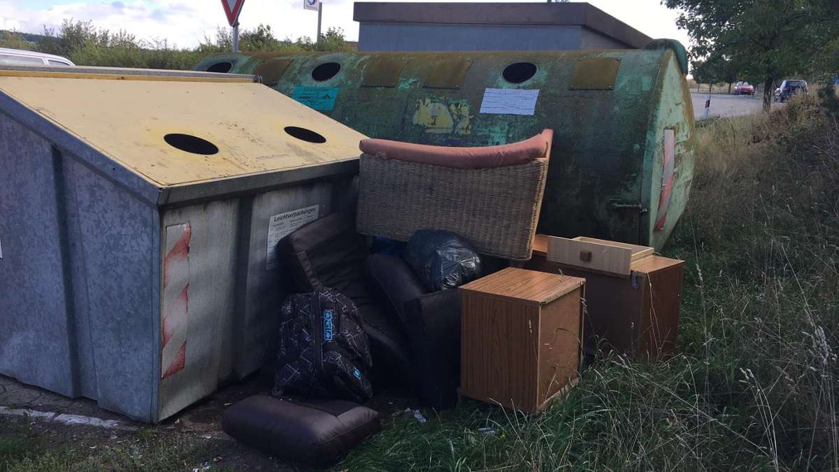 Naila: Wieder Müllsünder in Selbitz unterwegs