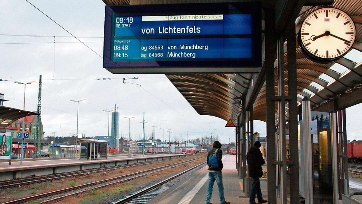 Landkreis Hof: Warnstreik legt die roten Züge lahm
