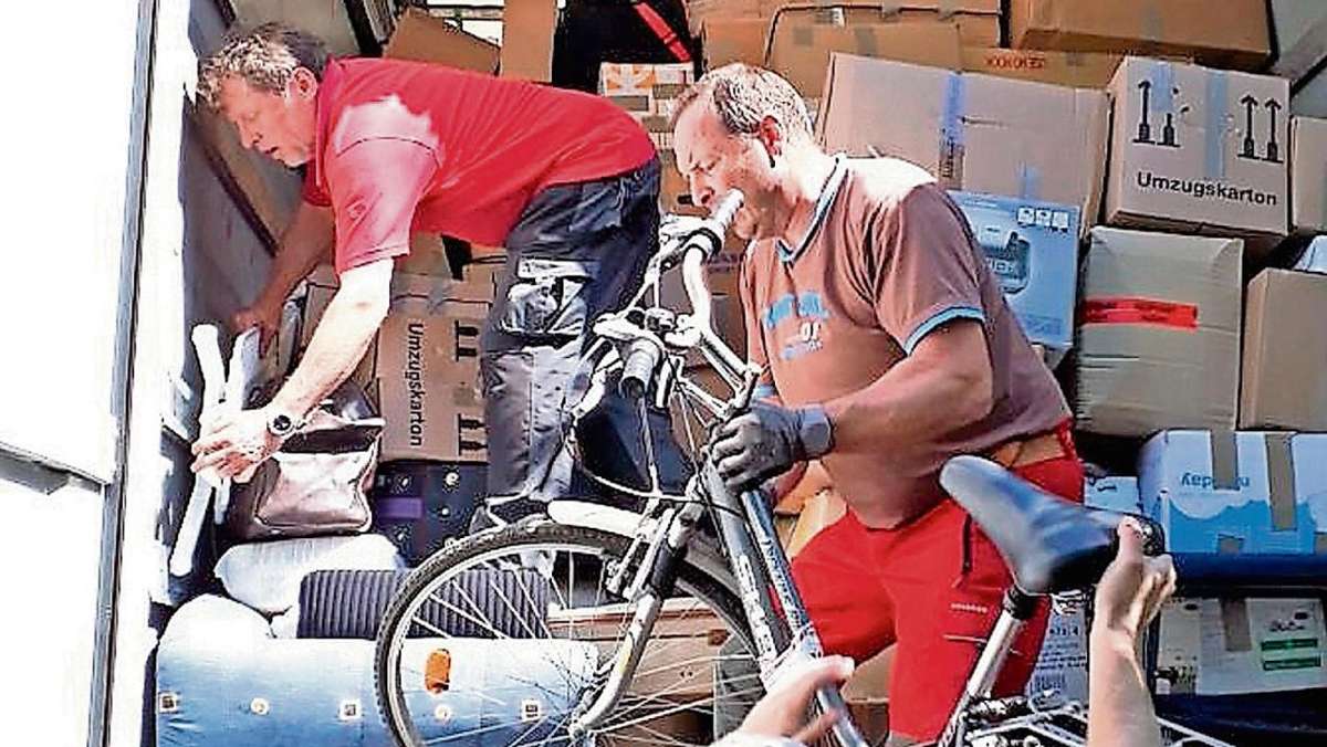 Münchberg: Anpacken für den Hilfstransport