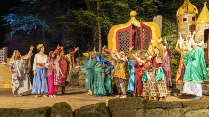 Der Traum vom Glück: Aladin auf der Naturbühne Trebgast