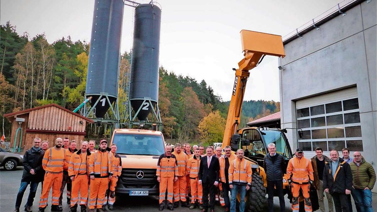 Kulmbach: Die Streusalzsilos sind gefüllt