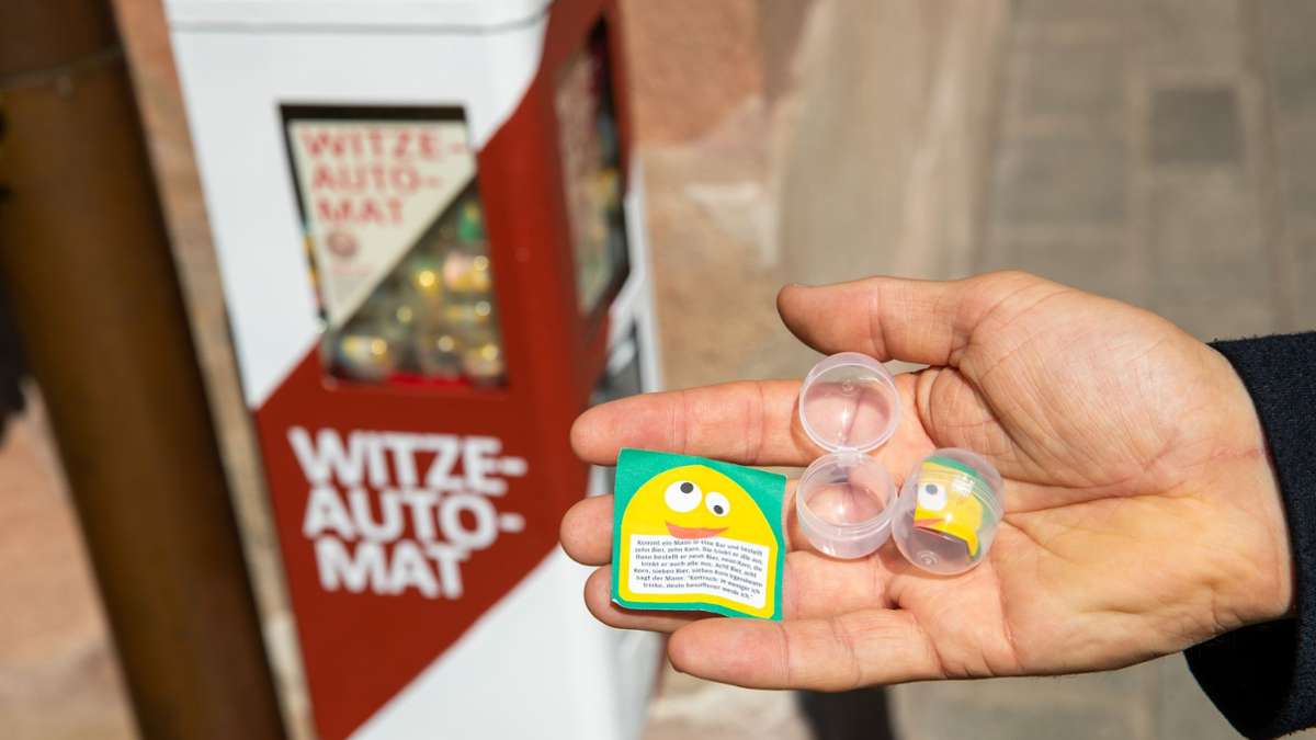 Gesellschaft: Kein Spaß!: Witze-Automat in Nürnberg gestohlen