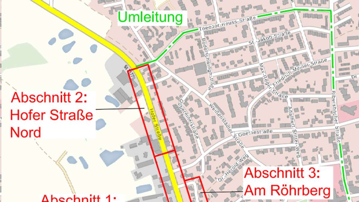 In Wunsiedel: Hofer Straße wird gesperrt