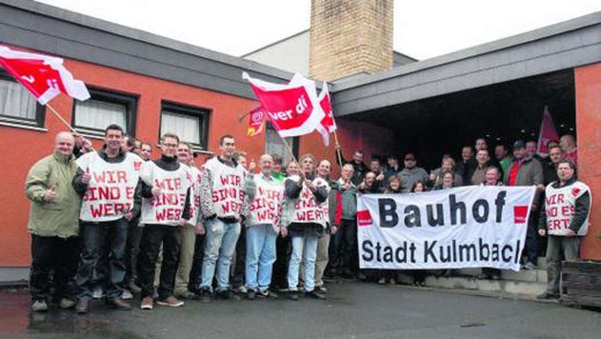 Kulmbach: Warnstreik für mehr Lohn