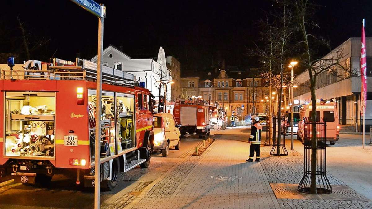 Kulmbach: Großalarm in der Innenstadt