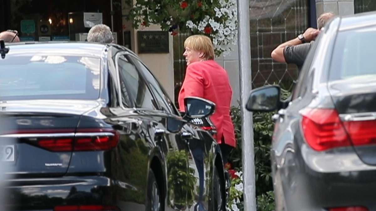 Festspiel-Dauergast: Angela Merkel in Wirsberg eingetroffen