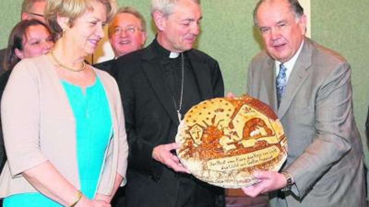 Kulmbach: Der Erzbischof schnuppert Brotduft