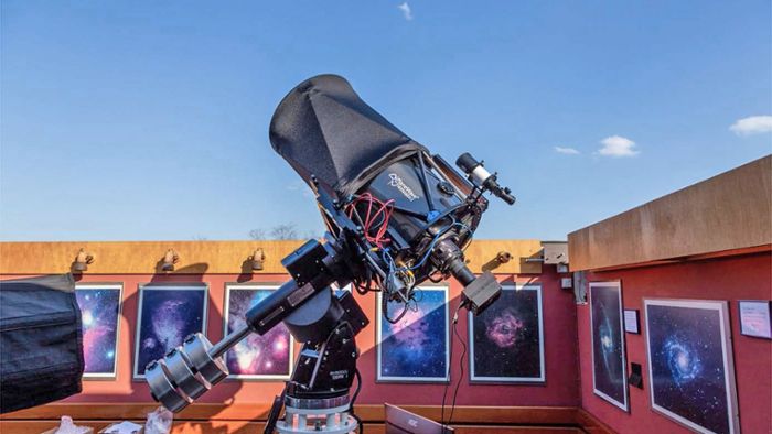 Neues Teleskop in der Hofer Sternwarte