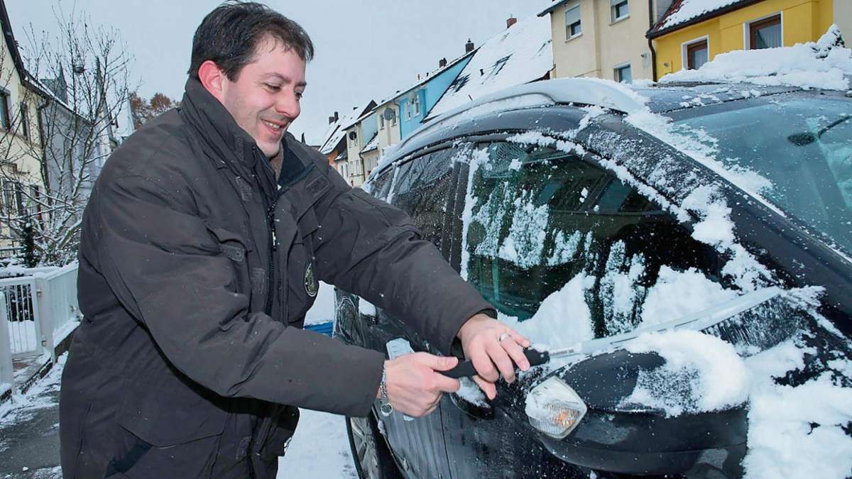 Kulmbach: Schneefall bringt Verkehr ins Stocken