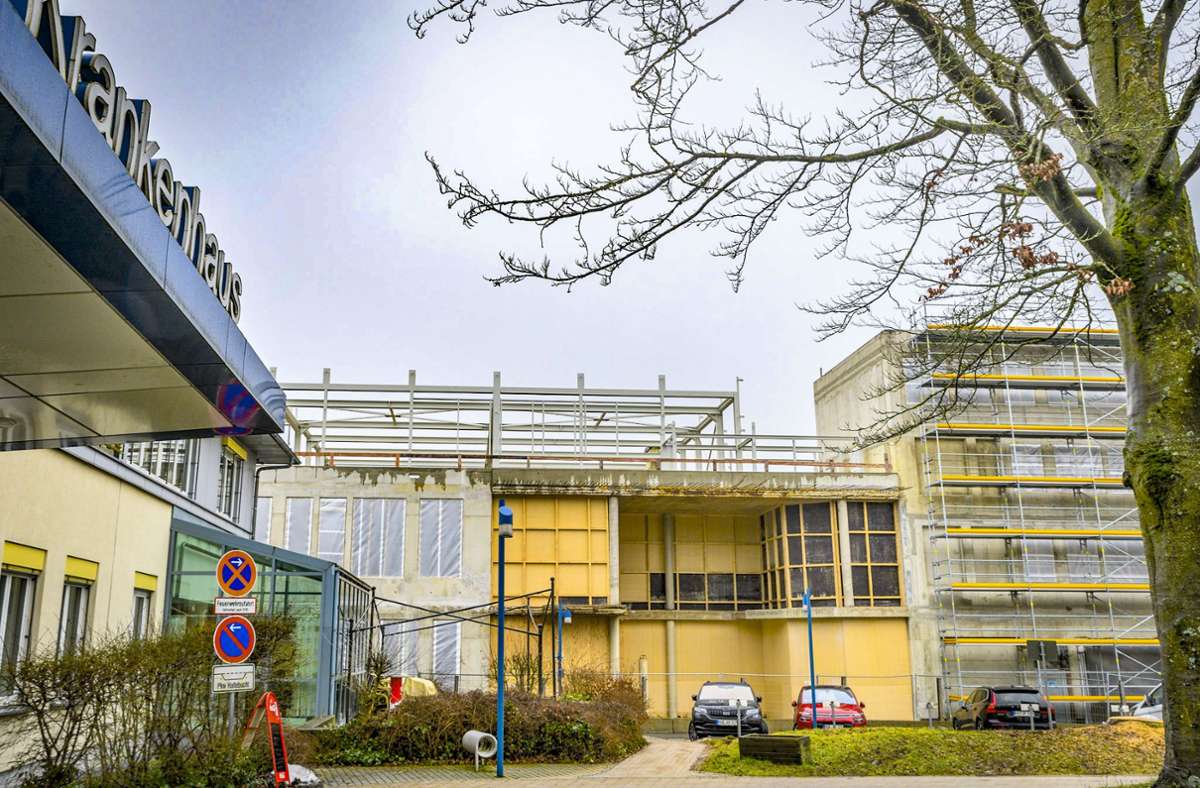 Das Münchberger Klinikum ist eine Investition in die medizinische Infrastruktur und ein enormer Posten im Haushalt. Foto: Patrick Findeiß