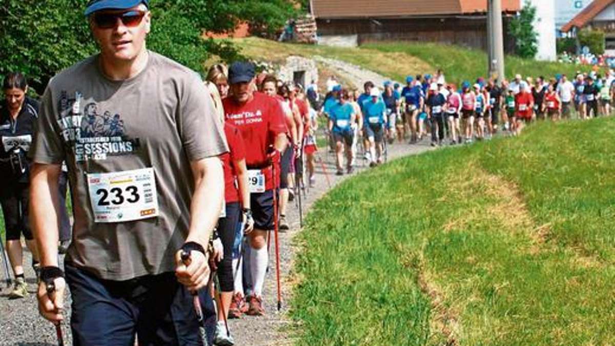 Münchberg: Jubiläums-Marathon für Nordic Walker