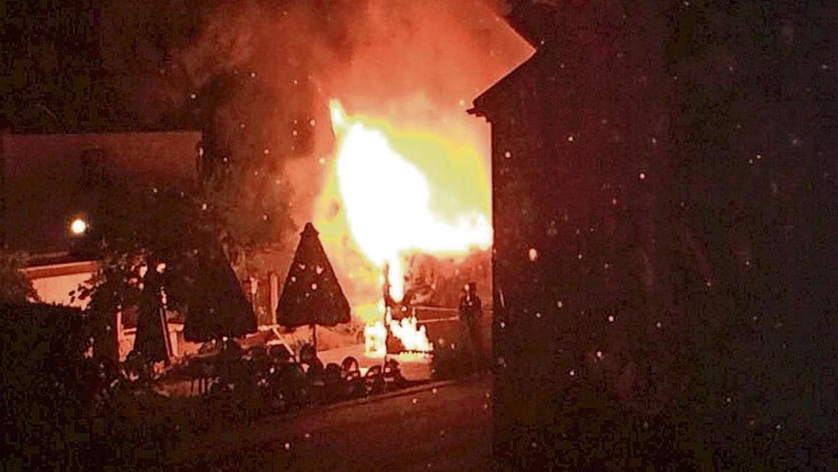 Selb-Plößberg: Feuer am Selber Turnerheim