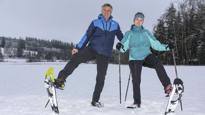Von Helmbrechts aus: Ehepaar bietet Schneeschuh-Touren an