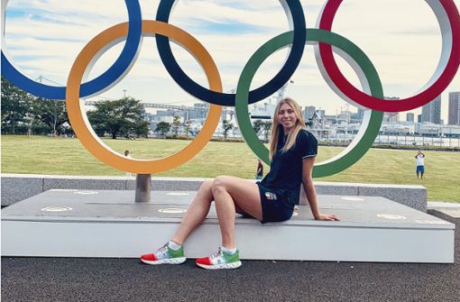 Wenn Träume wahr werden... Sarah Fahr bei den Olympischen Spielen. Foto:  