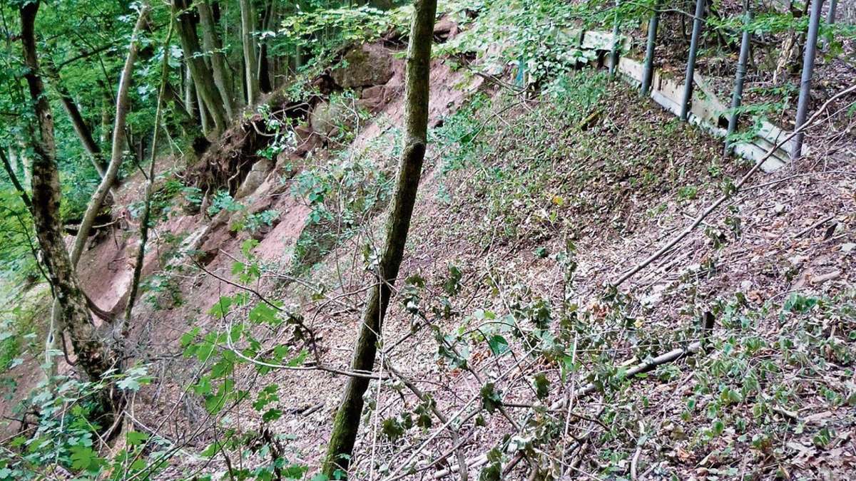 Wirsberg: Am Hegnichweg in Wirsberg droht Gefahr