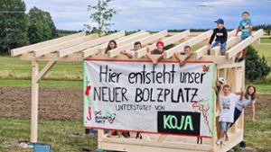Jugendprojekt Zukunftspaket: Niederlamitz: Neuer Treffpunkt Bolzplatz