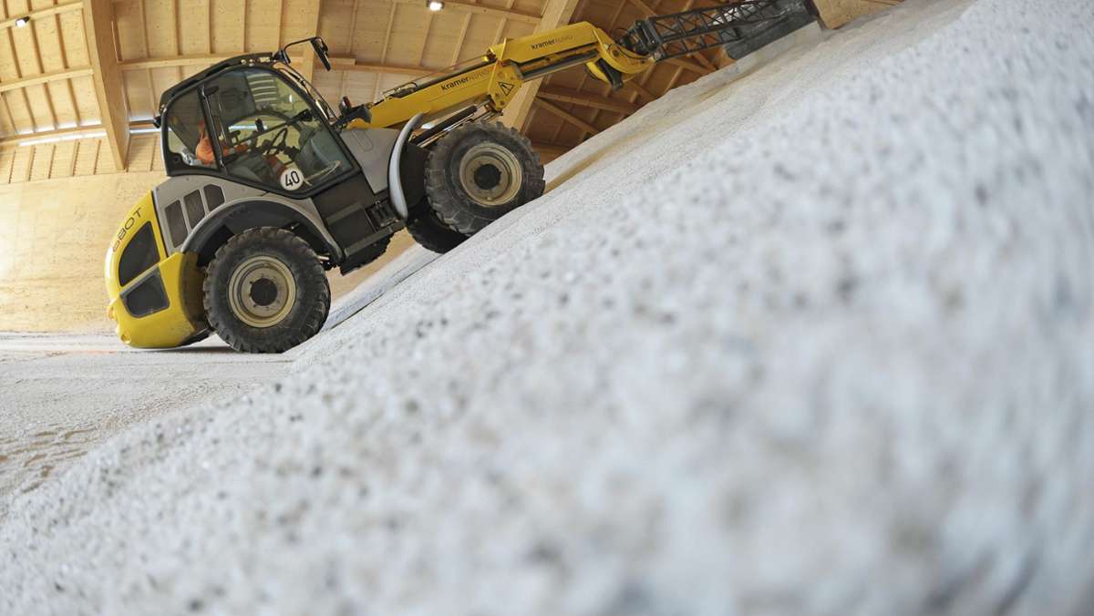 Landkreis Kulmbach: Tausende Tonnen Salz gegen den Schnee