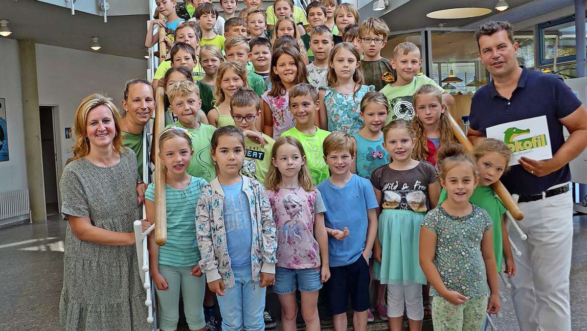Grundschule Schönwald: „Krokofilgrüne“ Schüler lauschen Geschichten