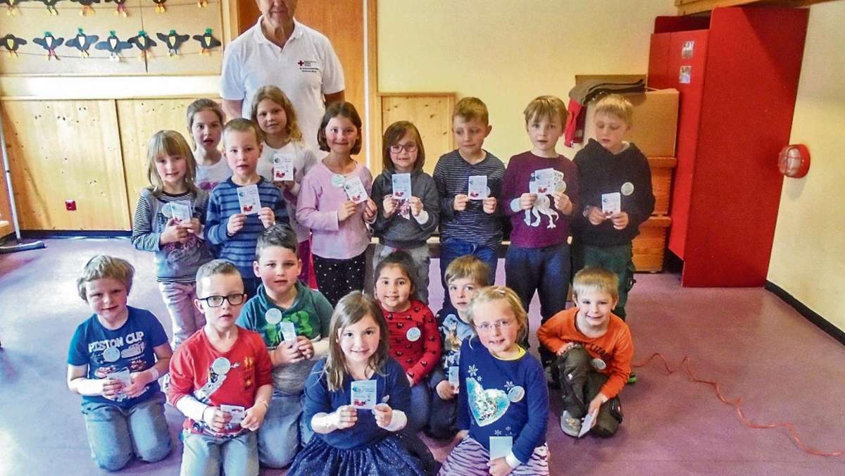 Stammbach: Kinder lernen Erste Hilfe