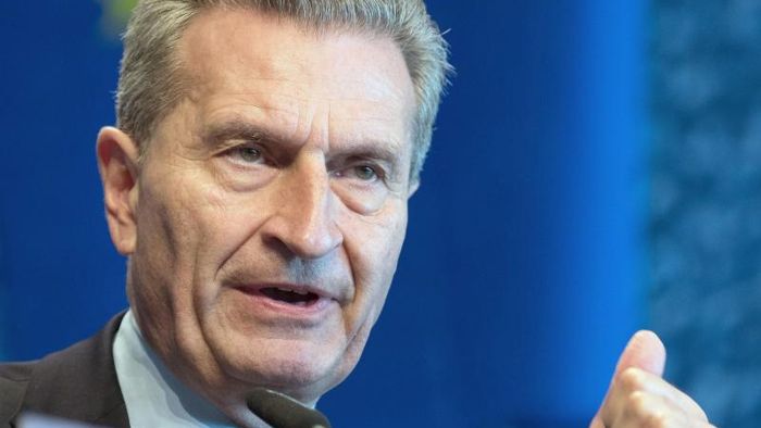 Oettinger warnt Deutschland vor Sonderweg beim Urheberrecht